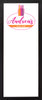 DRY ERASE BOARD 14 X 34: WINE BAR LOGO (ADD YOUR NAME!)