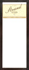 DRY ERASE BOARD 14 X 34: RETRO KITCHEN LOGO (ADD YOUR NAME!)