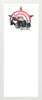 DRY ERASE BOARD 14 X 34: SPEED SHOP GARAGE LOGO (ADD YOUR NAME!)