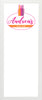 DRY ERASE BOARD 14 X 34: WINE BAR LOGO (ADD YOUR NAME!)
