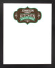 DRY ERASE BOARD 18 X 22: KITCHEN DINER LOGO (ADD YOUR NAME!)